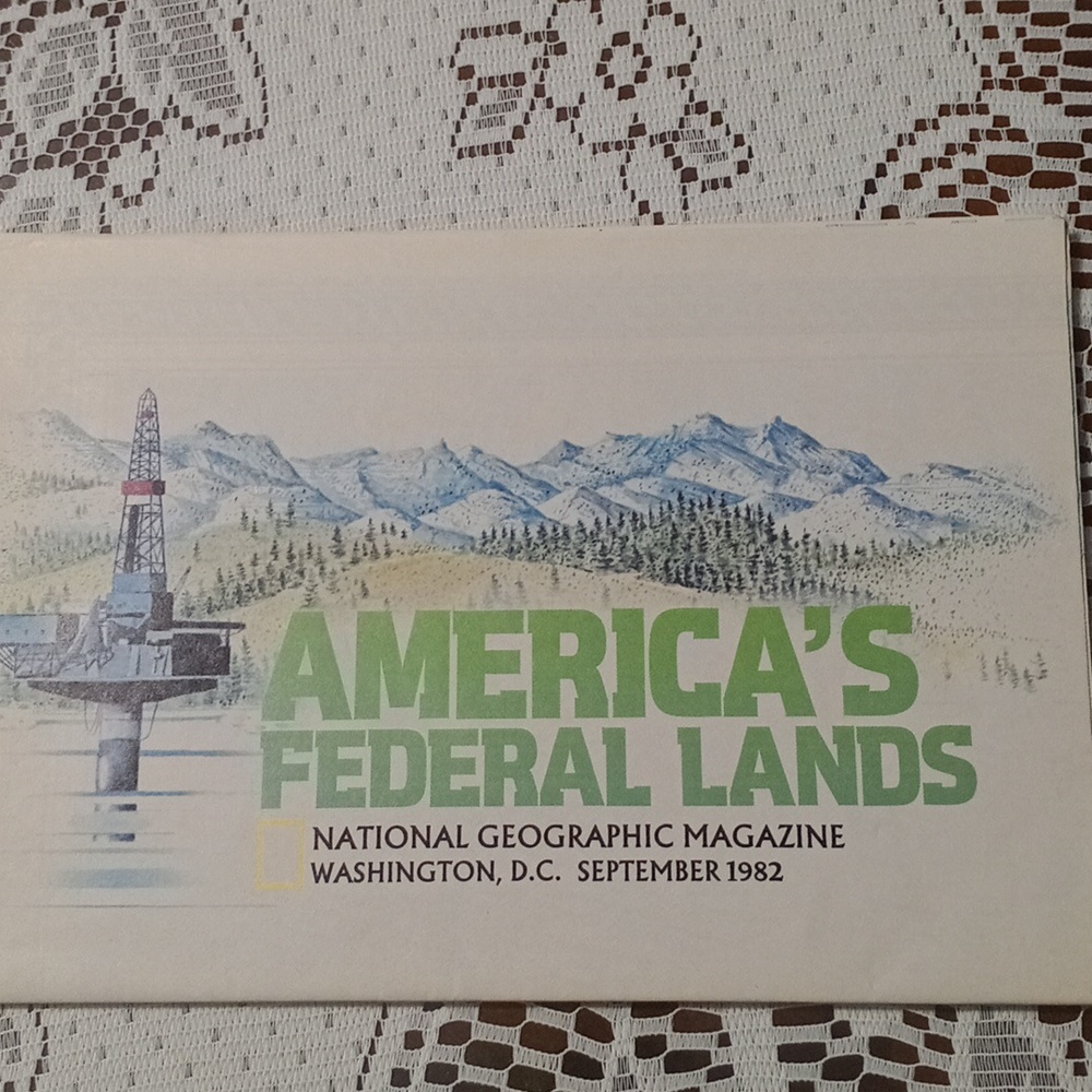 National Geographic America's Federal Lands Notebook - Scenic Green and Blue